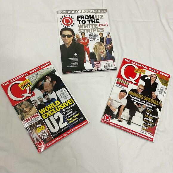 U2 Magazine Lot Q Bono November December 2004 Special Edition 50 Years Of Rock - Picture 1 of 5